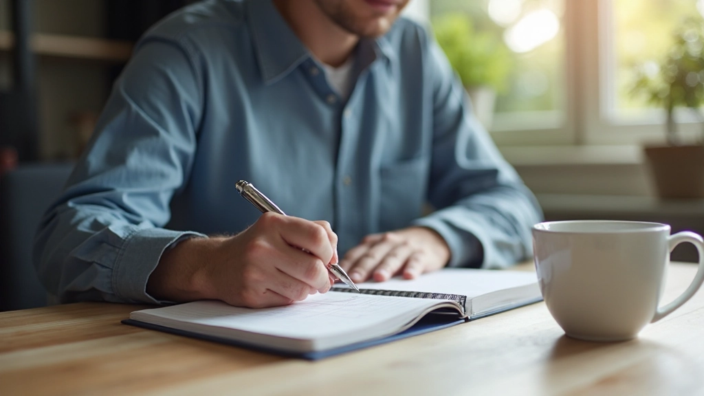 Een week-planner op een bureau met duidelijk geplande bloktijden en georganiseerde taken per dag